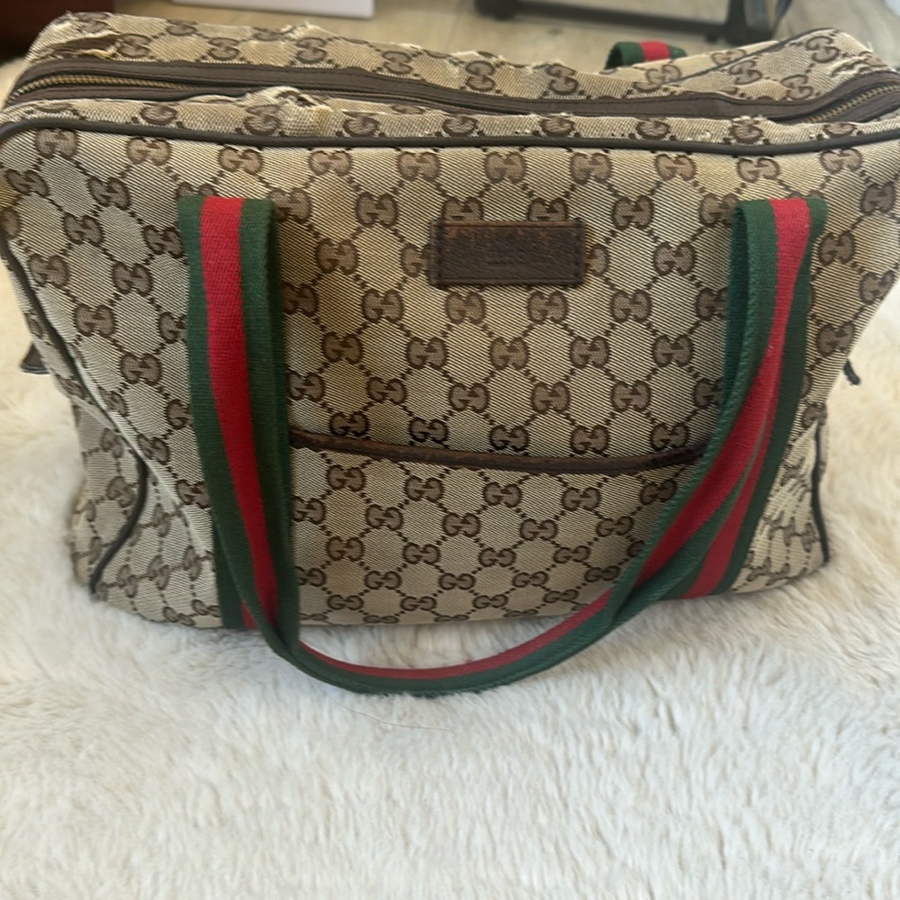 AUTHENTIC GUCCI CHERRY LINE STRAP or DIAPER BAG